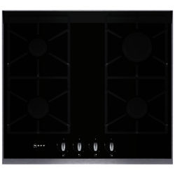 Neff T66S66N0 Gas Hob, Black Glass